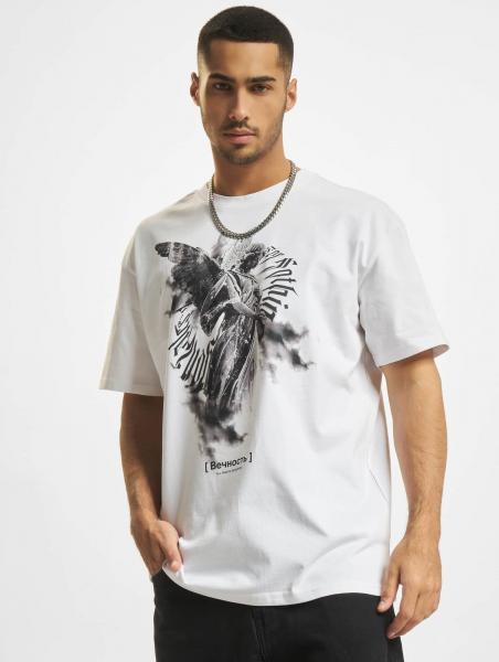 l&auml;ssiges MJ Gonzales Herren T-Shirt Oversize 240 g/m&sup2; mit Baumwolle Wei&szlig;