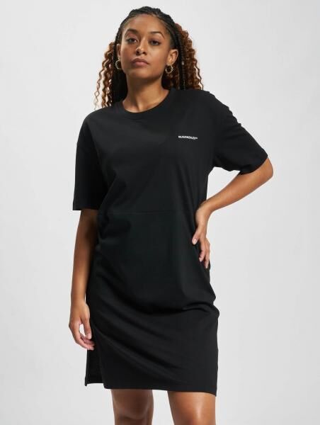 leichtes MJ Gonzales Damen Kleid Oversize 180 g/m&sup2; mit Baumwolle Schwarz