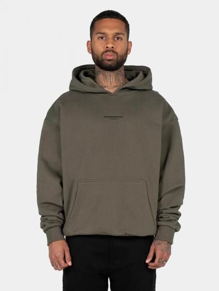 moderner MJ Gonzales Herren Hoodie gro&szlig;e Kapuze Kapuze 460 g/m&sup2; mit Baumwolle Khaki