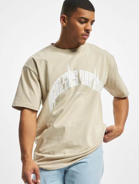 modernes MJ Gonzales Herren T-Shirt Oversize 240 g/m&sup2; mit Baumwolle Beige