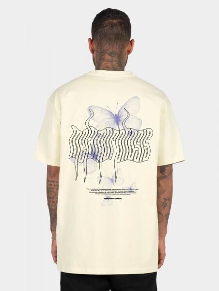 modernes MJ Gonzales Herren T-Shirt Oversize 240 g/m&sup2; mit Baumwolle Pastell-Gelb