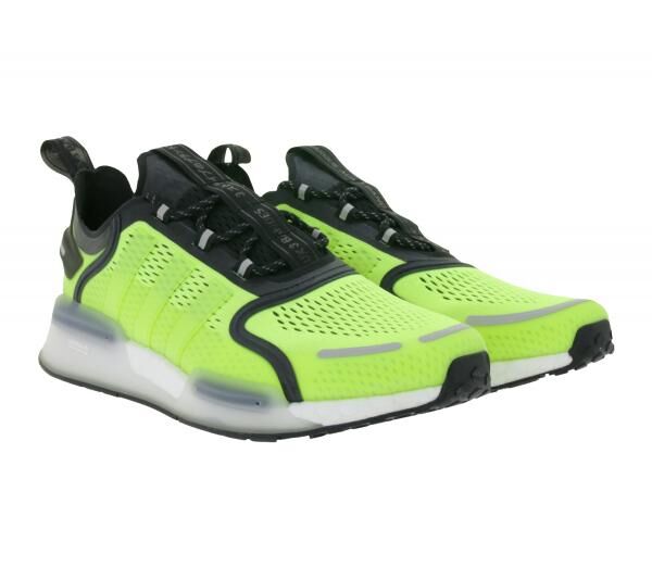 sportliche adidas NMD_V3 Sneaker nachhaltige Lauf-Schuhe f&uuml;r Damen und Herren mit BOOST D&auml;mpfung HQ3969 Gelb/Schwarz