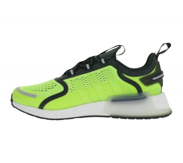 sportliche adidas NMD_V3 Sneaker nachhaltige Lauf-Schuhe f&uuml;r Damen und Herren mit BOOST D&auml;mpfung HQ3969 Gelb/Schwarz