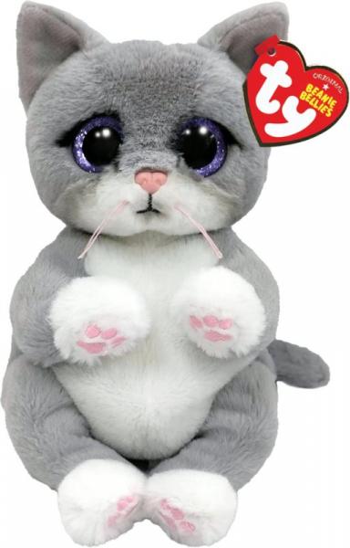 Ty 41055 - Morgan Grey Katze - Beanie Bellies - Pl&uuml;sch 15 cm