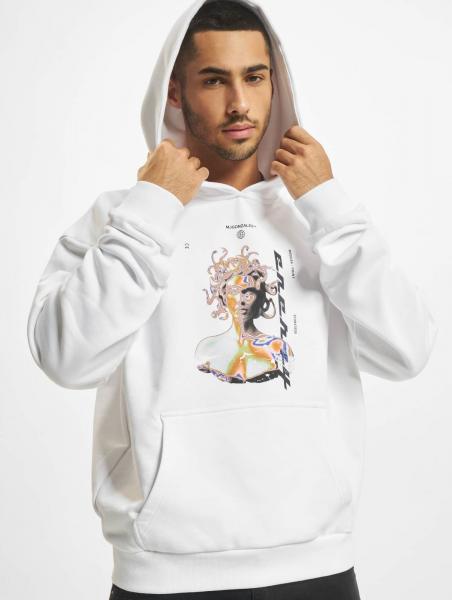 weicher MJ Gonzales Herren Hoodie Oversize 460 g/m&sup2; mit Baumwolle Wei&szlig;