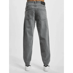bequeme DEF Herren Jeans mit Baumwolle Grau