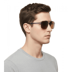 Champion Sonnenbrille Herren Freizeit-Brille im Aviator-Stil Urlaubs-Brille Filterkategorie 4 CU515204 Braun/Blau