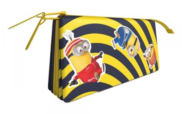 Minions - M&auml;ppchen mit 3 F&auml;chern - 20 cm