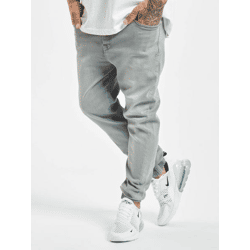 moderne DEF Herren Jeans Stretch mit Baumwolle Grau