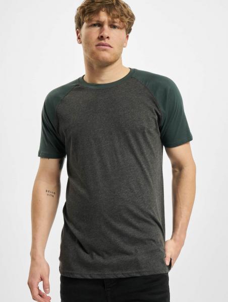 modernes Urban Classics Herren T-Shirt 140 g/m&sup2; mit Baumwolle Grau/Gr&uuml;n