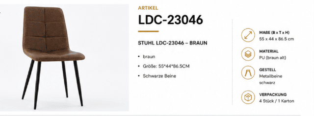 Stuhle  LDC-23046