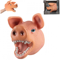 Spielzeug-Handpuppe „Schwein“, 18 cm