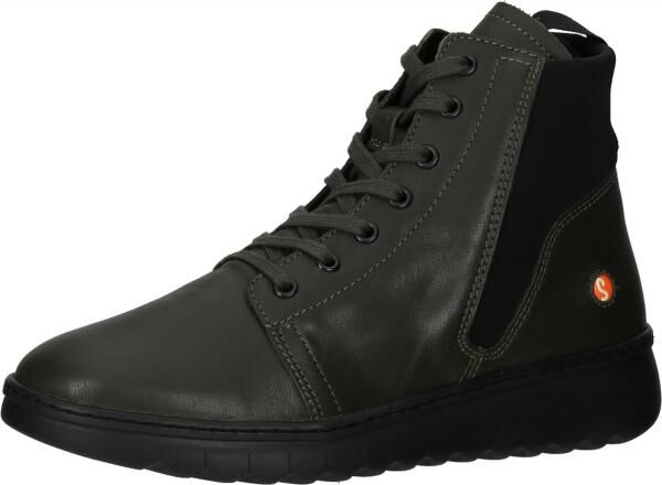 Vielseitige softinos Stiefelette Schn&uuml;rschuhe f&uuml;r Damen P900713 003 Gr&uuml;n