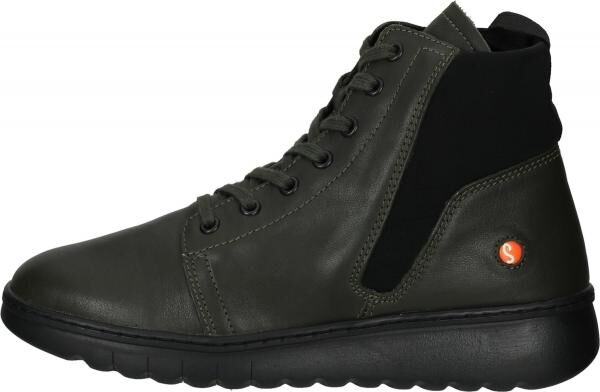 Vielseitige softinos Stiefelette Schn&uuml;rschuhe f&uuml;r Damen P900713 003 Gr&uuml;n