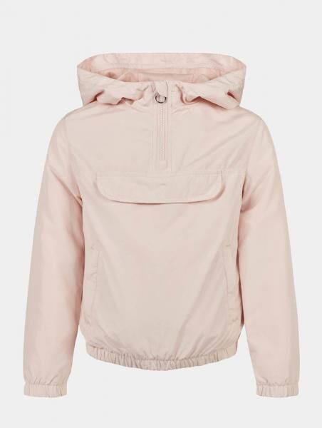 weicher Urban Classics Unisex Pullover Rei&szlig;verschluss Kapuze 68 g/m&sup2; Rosa