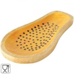 Boltze schaal Paya mangohout 30 cm