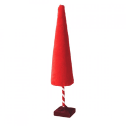 Boltze Weihnachtsbaum „Furly“, rot, 64 cm
