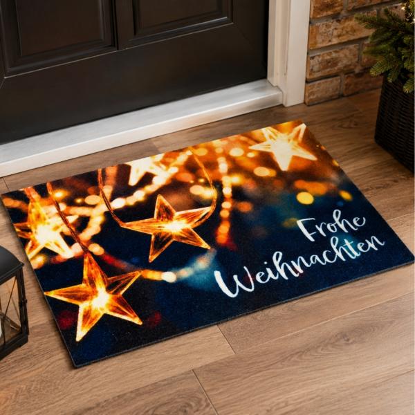 Weihnachts-Fußmatte „Stern“ 40 x 60 cm