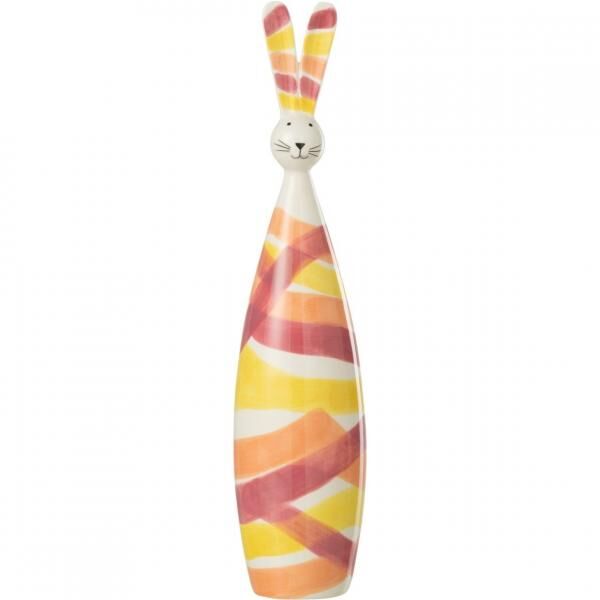 J-Line-Figur „Kaninchen mit Streifen“, 44 cm