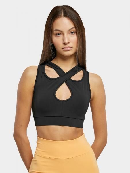 l&auml;ssiges Urban Classics Damen T-Shirt Stretch 250 g/m&sup2; Schwarz
