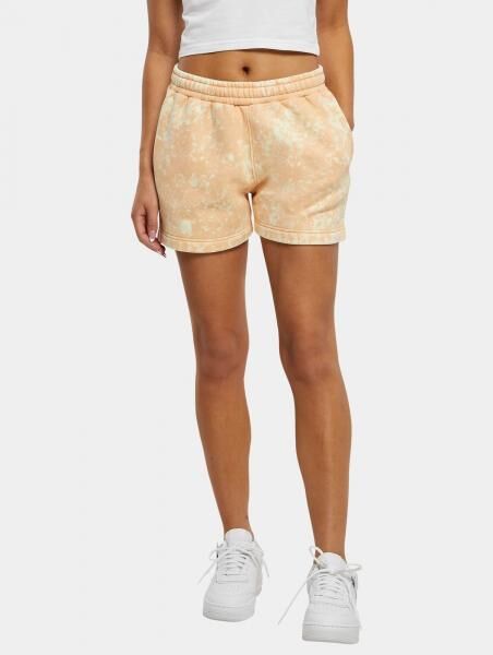 leichte Urban Classics Damen Shorts Kordelzug Taschen 360 g/m&sup2; mit Baumwolle Beige