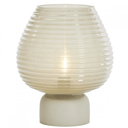 Light & Living table lamp Alenna LED on battery green gray 27 cm