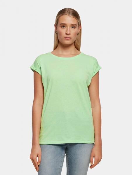 modernes Build Your Brand Damen T-Shirt 140 g/m&sup2; mit Baumwolle Pastell-Gr&uuml;n