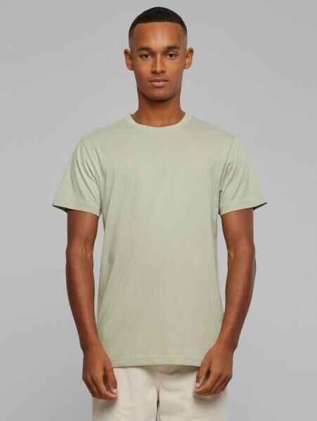 sportliches Build Your Brand Herren T-Shirt 180 g/m&sup2; mit Baumwolle Gr&uuml;n