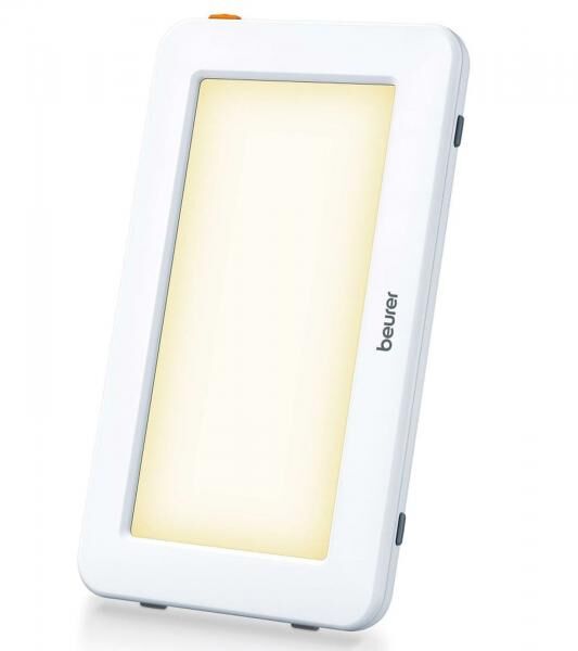 beurer TL 20 Tageslichtlampe Lichtst&auml;rke von 10.000 Lux kompakt f&uuml;r unterwegs Lichttherapie 16,5 x 8,5cm Wei&szlig;