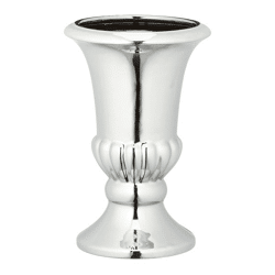 Floor vase, silver, L, ca.25cmH