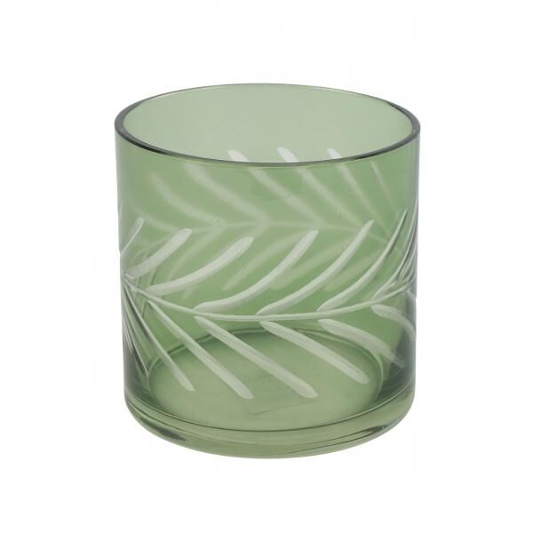 Countryfield tea light holder Vesta green 10 cm