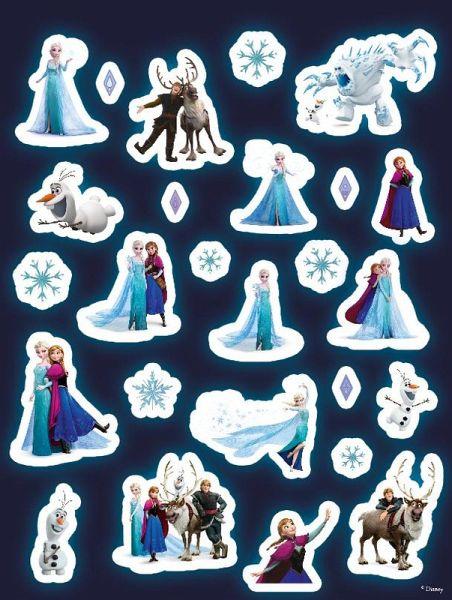 Disney Die Eisk&ouml;nigin / Frozen - Der gro&szlig;e Glow-in-the-Dark-Stickerspa&szlig;