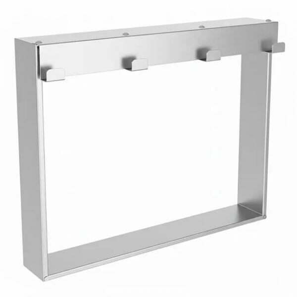FrameRack SILVER Hängendes Duschregal mit Haken, silberfarben – Großhandel