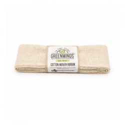 Greenminds Farbband Baumwolle natur 2 m