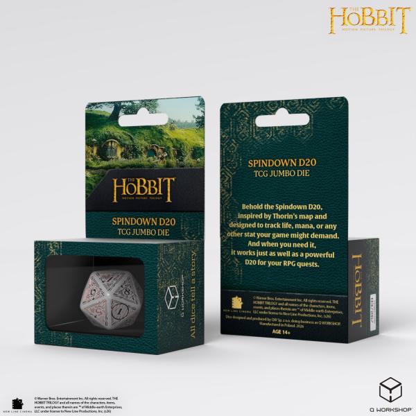 Q Workshop - Der Hobbit: D20 Spindown Jumbo Die: Strahlend