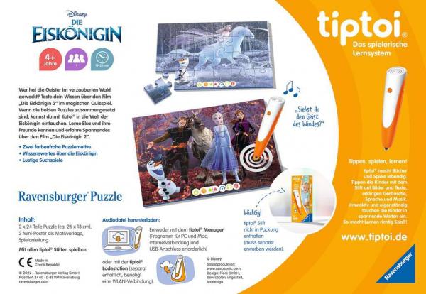tiptoi&reg; - Puzzle f&uuml;r kleine Entdecker - Die Eisk&ouml;nigin