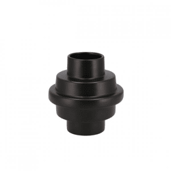 Vase Treppe schwarz 15 cm