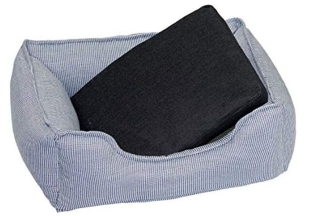 3 x Hundebett Wolters Dog Lounge Noble Stripes Gr. S außen 60x45x20 braun o. grau