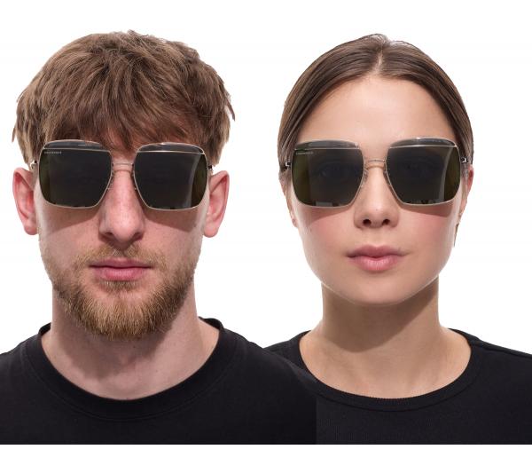 Converse Damen & Herren Sonnenbrille mit UV400-Schutz mit Lichtdurchl&auml;ssigkeit 3 Urlaubs-Brille SCO148 8FEY Gold/Gr&uuml;n