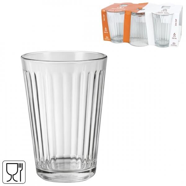 Haushaltswaren Trinkglas Dia 200 ml 6 Stück