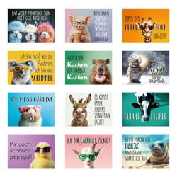 Magnet Tiere, 12/s , 9x6,5cm