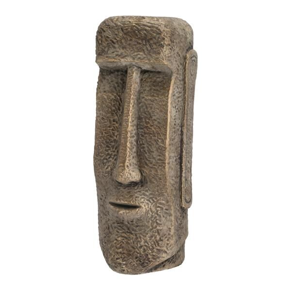Moai Kopf, gold, gro&szlig;, ca.41cmH
