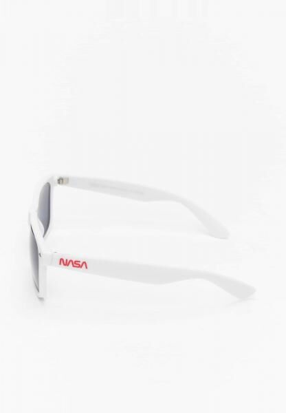 modische Mister Tee Unisex Sonnenbrille Wei&szlig;