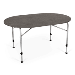 RESTPOSTEN Dometic Zero Concrete Oval Tisch überbestand