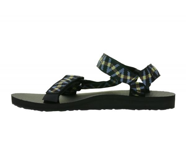 TEVA Original Universal Herren Trekking-Sandale nachhaltige Sommer-Sandale mit EVA-Gummisohle Outdoor-Sandale 1004006 Schwarz/Blau
