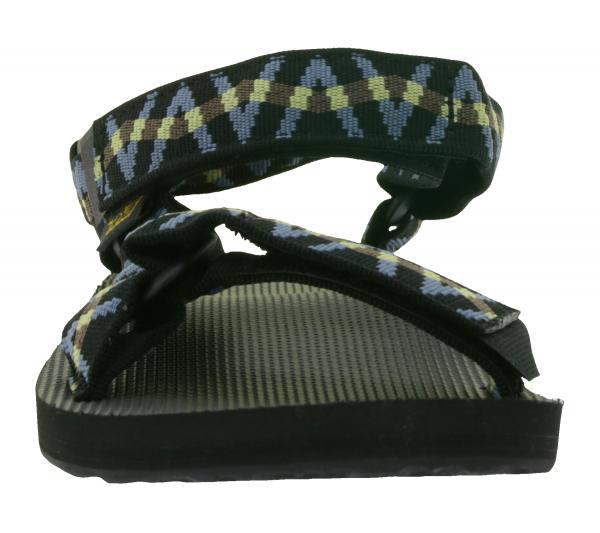 TEVA Original Universal Herren Trekking-Sandale nachhaltige Sommer-Sandale mit EVA-Gummisohle Outdoor-Sandale 1004006 Schwarz/Blau