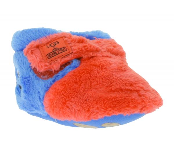 Ugg X Sesame Street Baby Kinder Hausschuhe mit Cookie Monster-Print Krabbelschuhe 1147213I Blau/Rot