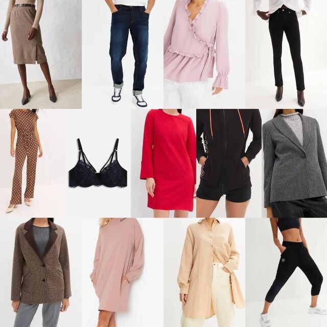 2,10 € / Stk. Stock-Bekleidungsmix, Kategorie A, 90 % Damen- und 10 % Herrenbekleidung, neu und originalverpackt