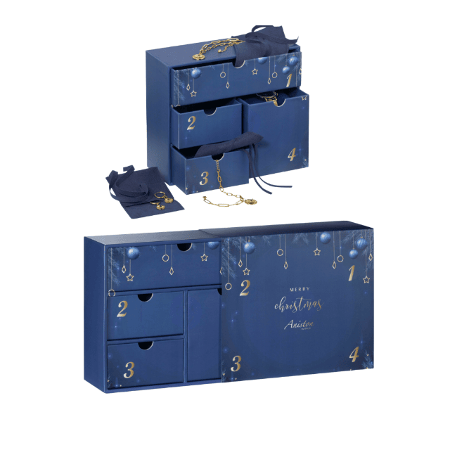 Adventskalender Schmuck Beauty Schmuckkalender Mix Set Geschenkset Weihnachtsgeschenk Modeschmuck Restposten Mix