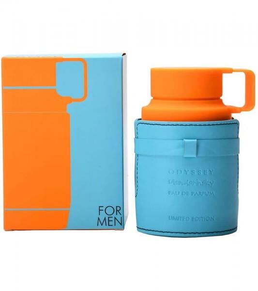 ARMAF Odyssey Mandarin Sky Men's Eau de Parfum, Citrus-Spicy Body Fragrance, 100 ml, Orange/Blue